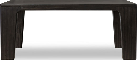 Zamba Rectangular Acacia Wood Dining Table in Jaguar