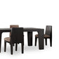 Zamba Rectangular Acacia Wood Dining Table in Jaguar