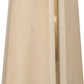 Zinnia Ash Wood Double Pedestal Dining Table in White Sand