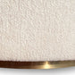 Zinnia Fully Upholstered Swivel Chair in Dune Chenille