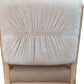 Zinnia Upholstered Dining Chair in White Sand, Buttermilk Leather and Dune Chenille