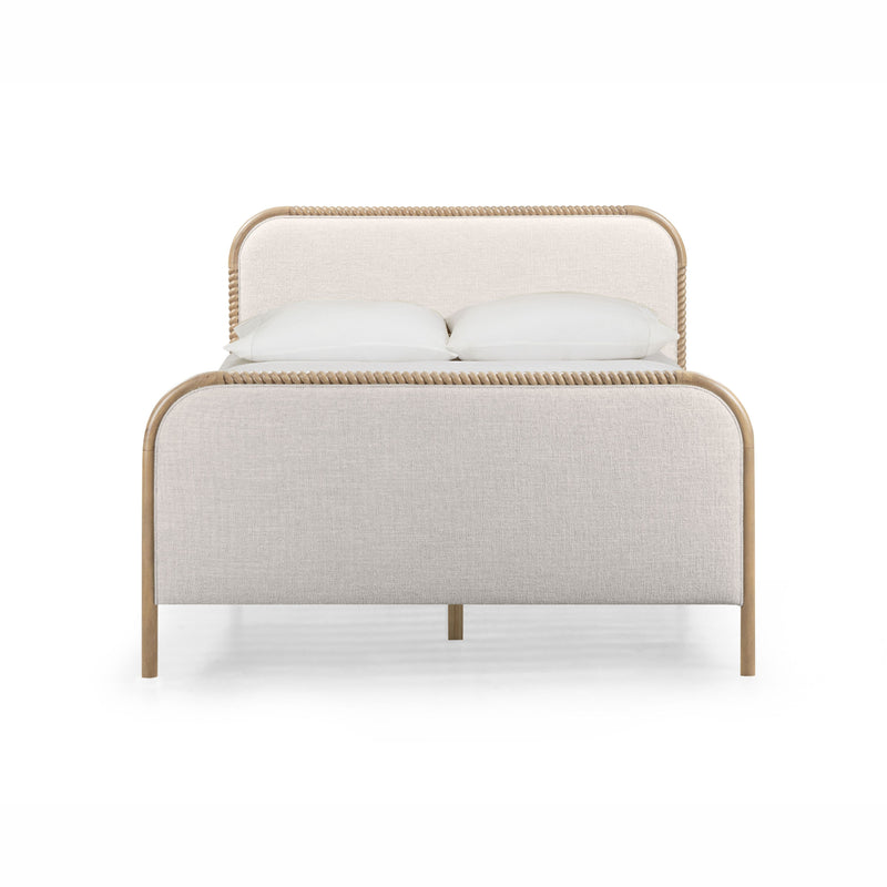 Hatia Basketweave Panel Bed - Natural