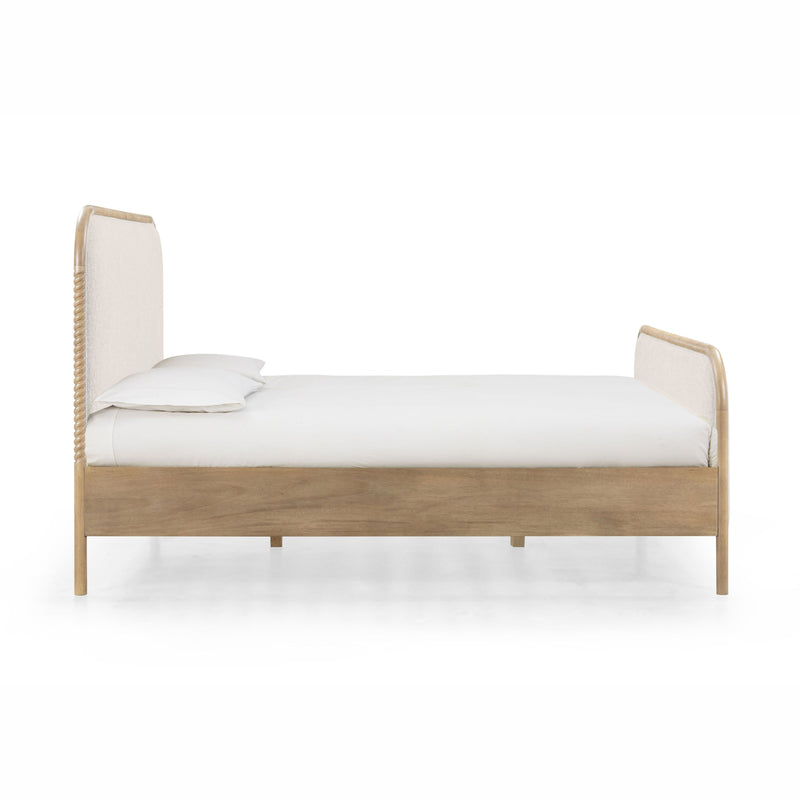 Hatia Basketweave Panel Bed - Natural