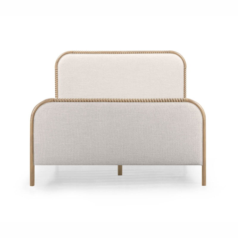 Hatia Basketweave Panel Bed - Natural