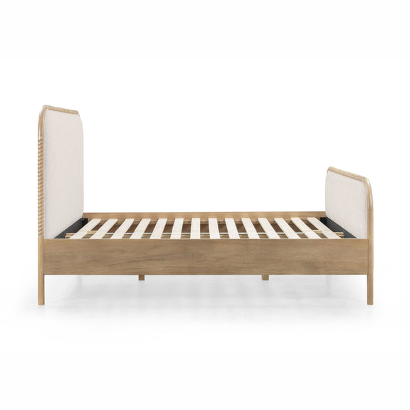 Hatia Basketweave Panel Bed - Natural