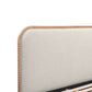 Hatia Basketweave Panel Bed - Natural