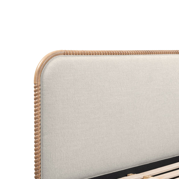 Hatia Basketweave Panel Bed - Natural