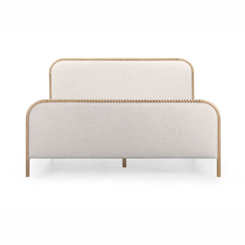 Hatia Basketweave Panel Bed - Natural