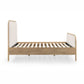Hatia Basketweave Panel Bed - Natural