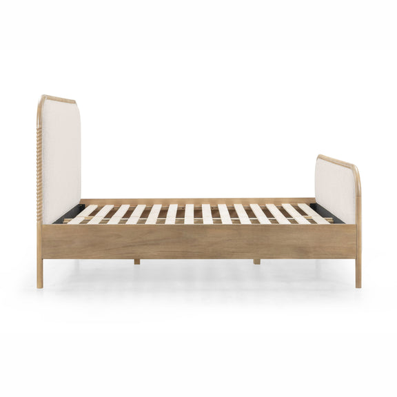 Hatia Basketweave Panel Bed - Natural