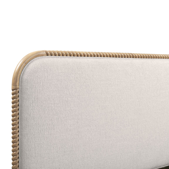 Hatia Basketweave Panel Bed - Natural
