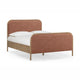 Hatia Basketweave Panel Bed - Sienna Red