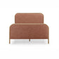 Hatia Basketweave Panel Bed - Sienna Red