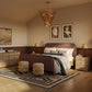 Hatia Basketweave Panel Bed - Sienna Red