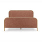 Hatia Basketweave Panel Bed - Sienna Red