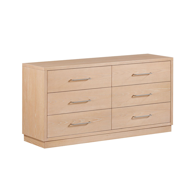 Marlow 6-Drawer Wood Dresser - Natural