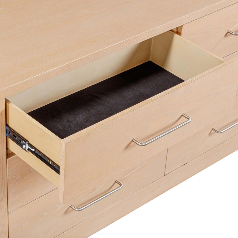 Marlow 6-Drawer Wood Dresser - Natural