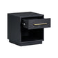 Marlow 17" Wood Nightstand With Drawer - Black