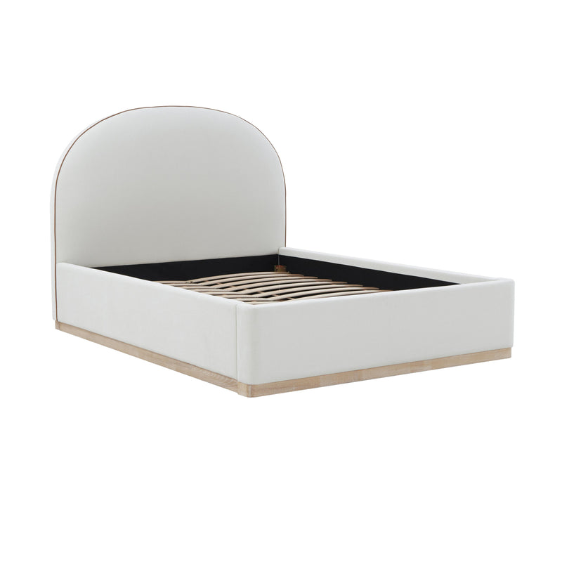 Marlow Performance Velvet Bed - Cream
