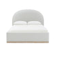 Marlow Performance Velvet Bed - Cream