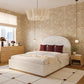 Marlow Performance Velvet Bed - Cream