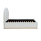 Marlow Performance Velvet Bed - Cream