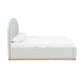 Marlow Performance Velvet Bed - Cream