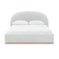 Marlow Performance Velvet Bed - Cream