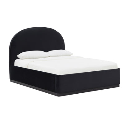 Marlow Performance Velvet Bed - Black