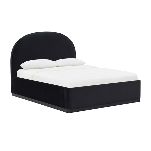 Marlow Performance Velvet Bed - Black