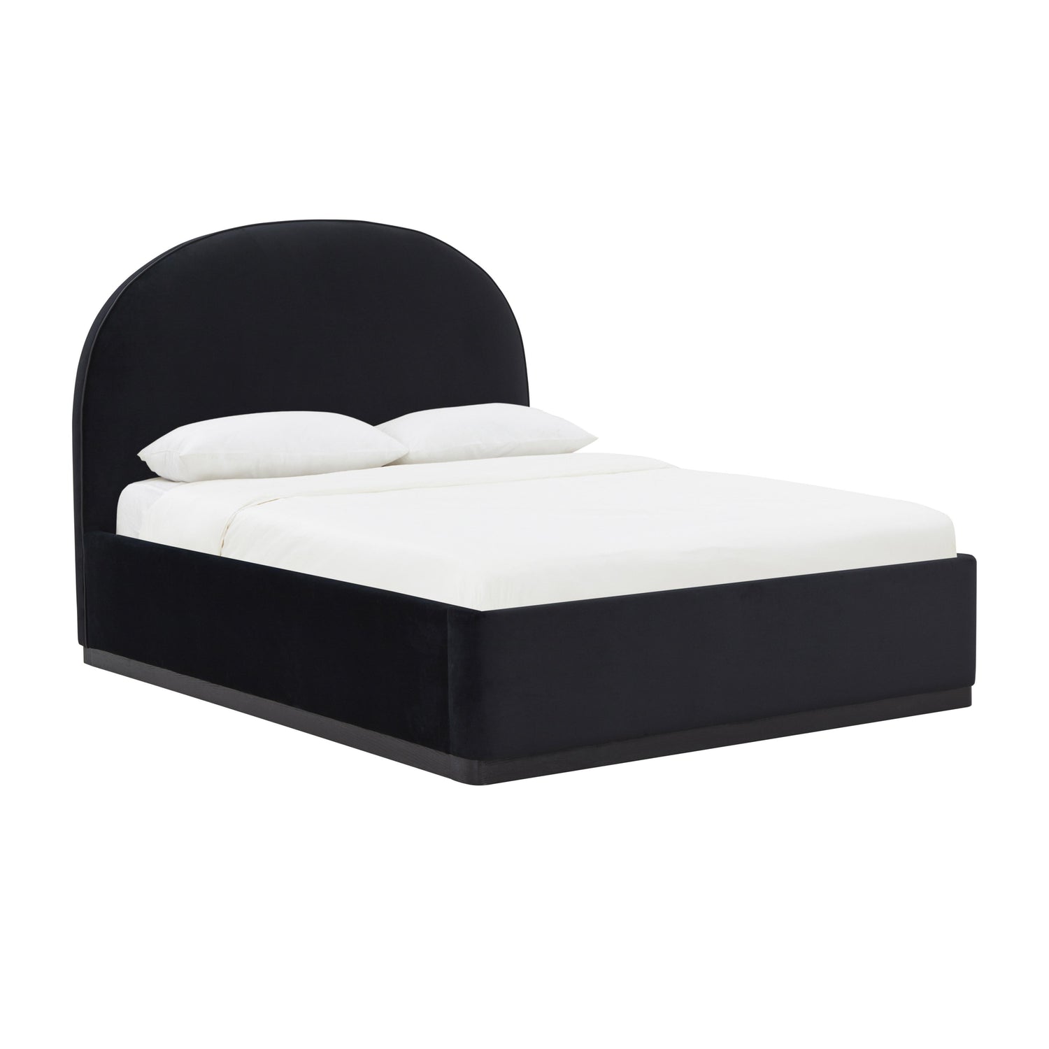 Marlow Performance Velvet Bed - Black