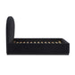Marlow Performance Velvet Bed - Black
