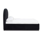 Marlow Performance Velvet Bed - Black