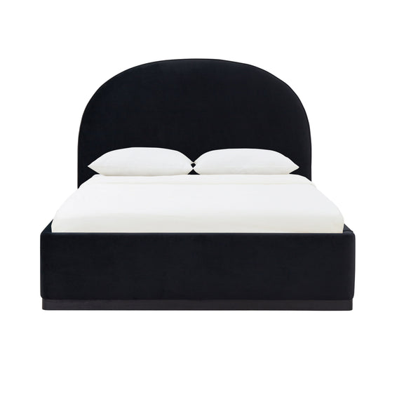 Marlow Performance Velvet Bed - Black