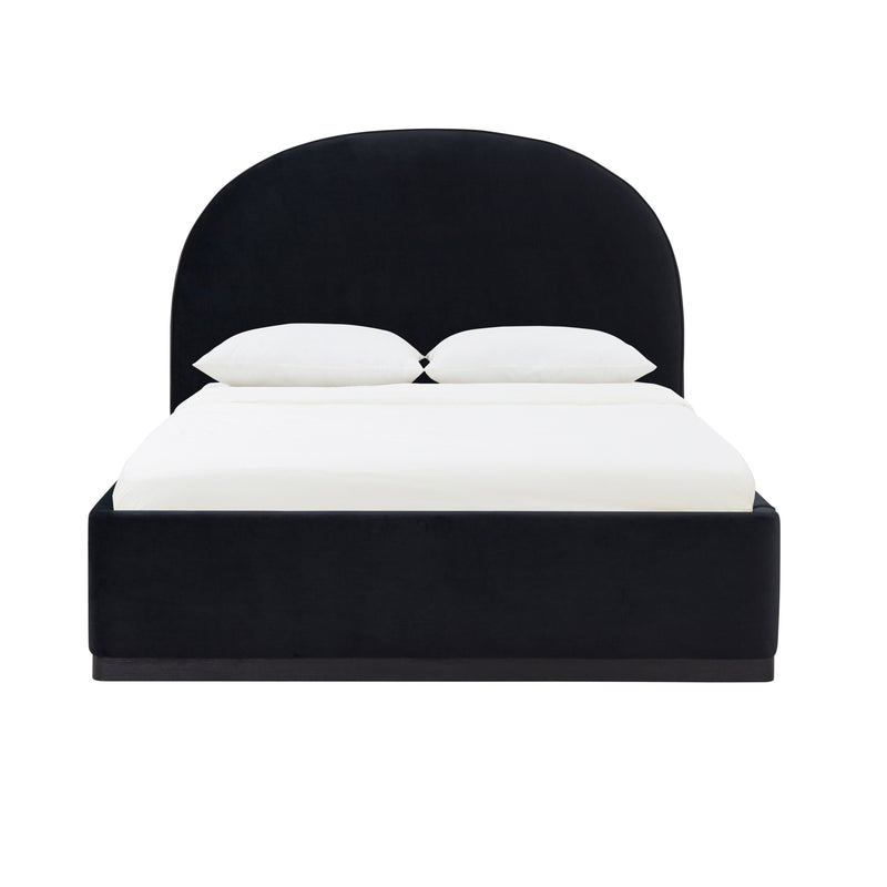 Marlow Performance Velvet Bed - Black