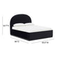 Marlow Performance Velvet Bed - Black