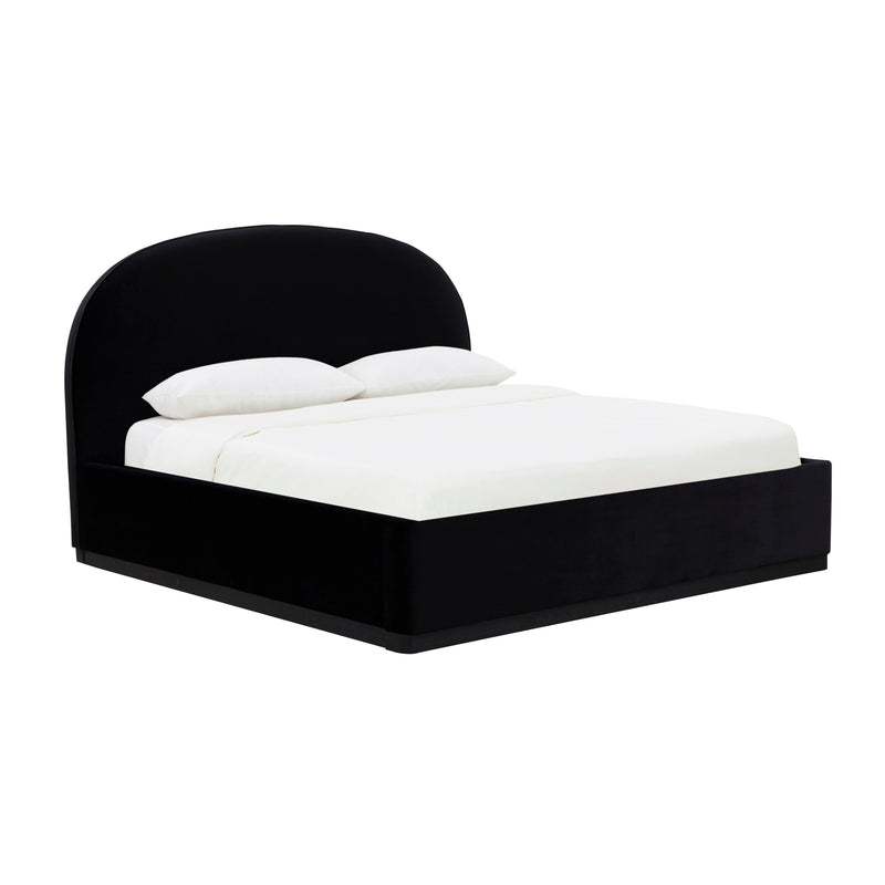 Marlow Performance Velvet Bed - Black