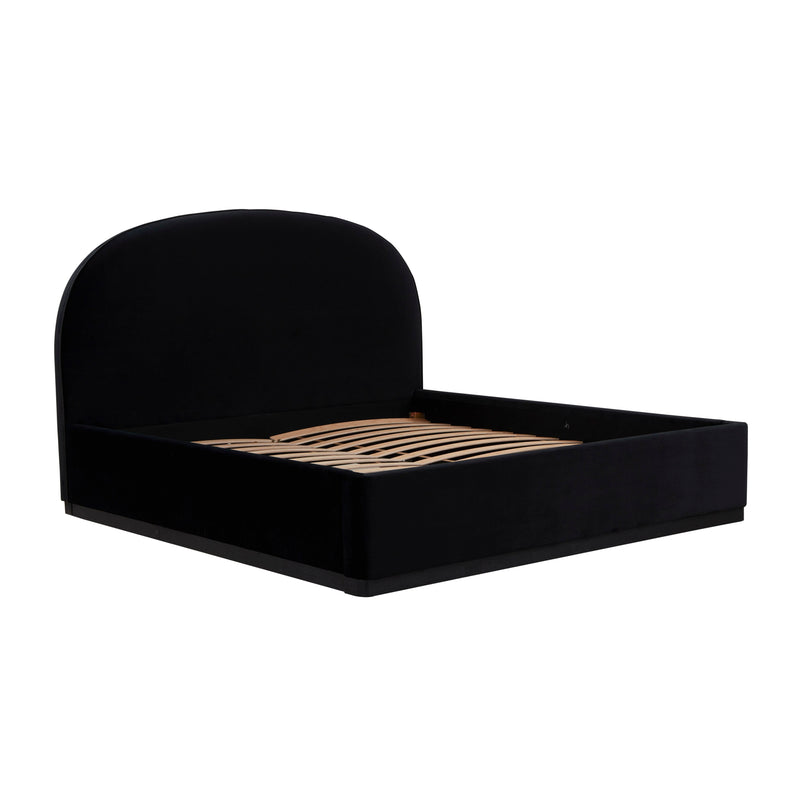 Marlow Performance Velvet Bed - Black