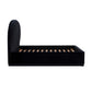 Marlow Performance Velvet Bed - Black
