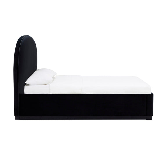 Marlow Performance Velvet Bed - Black