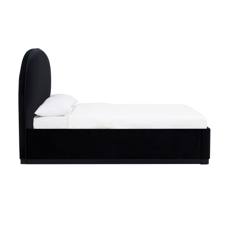 Marlow Performance Velvet Bed - Black