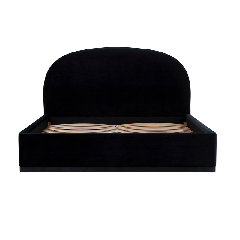 Marlow Performance Velvet Bed - Black