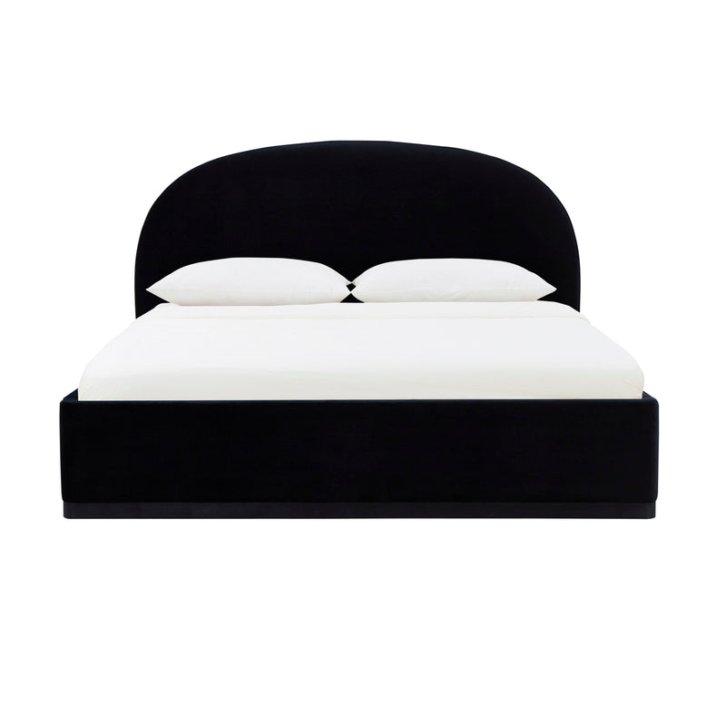 Marlow Performance Velvet Bed - Black