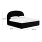 Marlow Performance Velvet Bed - Black
