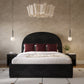 Marlow Performance Velvet Bed - Black