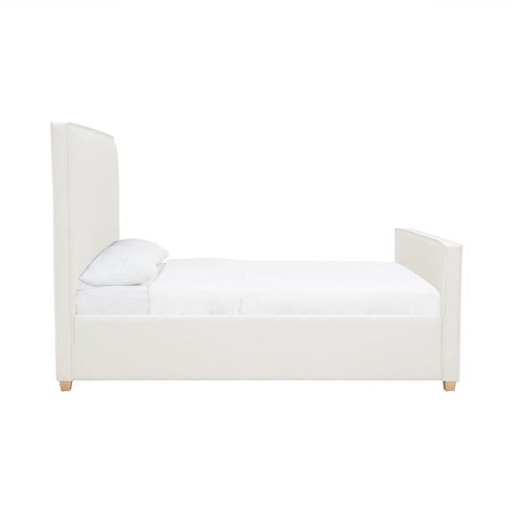 Bristol Park Ivory Contract-Grade Fabric Upholstered Bed