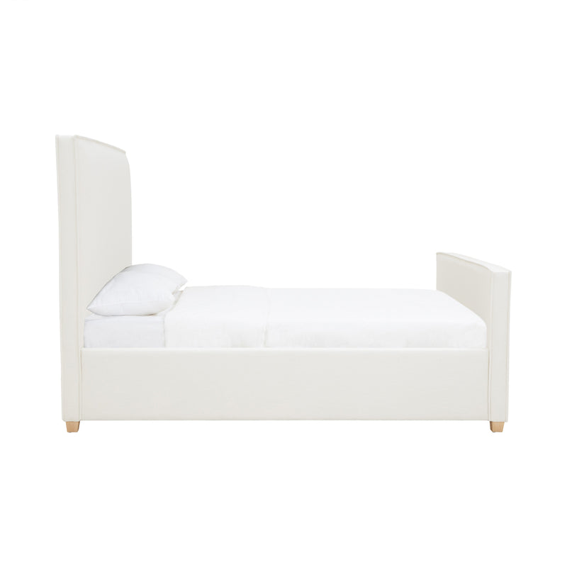 Bristol Park Ivory Contract-Grade Fabric Upholstered Bed