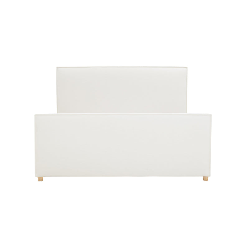 Bristol Park Ivory Contract-Grade Fabric Upholstered Bed