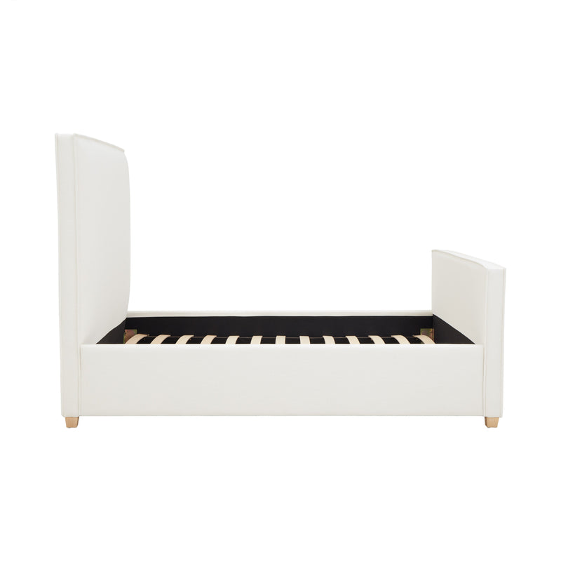 Bristol Park Ivory Contract-Grade Fabric Upholstered Bed