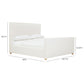 Bristol Park Ivory Contract-Grade Fabric Upholstered Bed